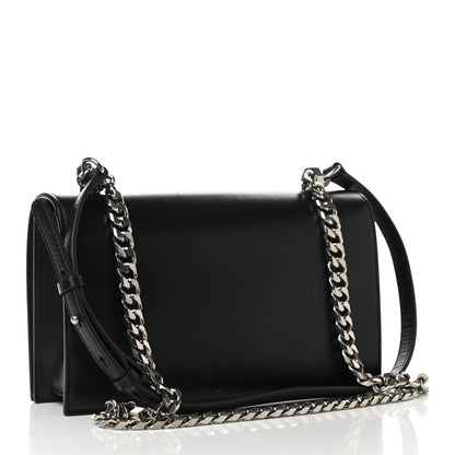 Alexander McQueen Calfskin Knuckle Shoulder Bag Black 3 of 10