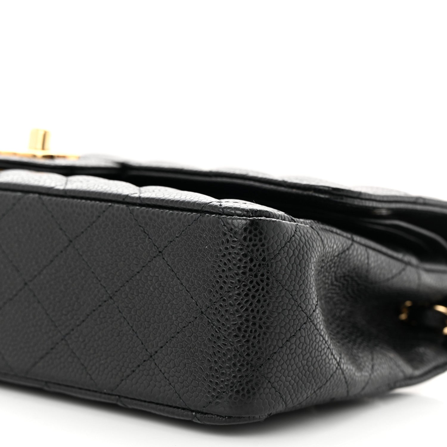 Chanel Caviar Quilted Medium Double Flap Black 10 of 12