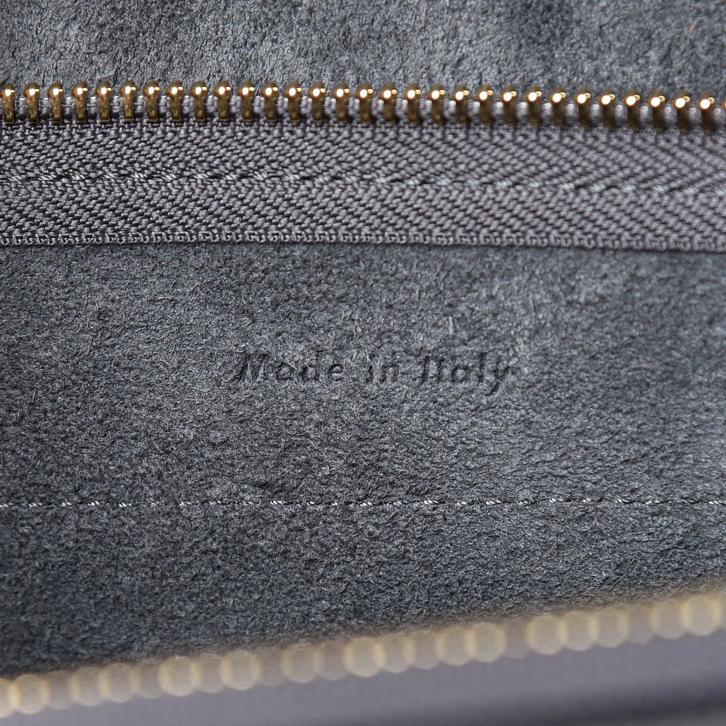 Grained Calfskin Nano Belt Bag Grey