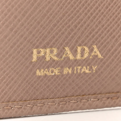 Prada Saffiano Metal Bi-Fold Wallet Cammeo 6 of 9