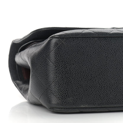 Chanel Caviar Quilted Jumbo Double Flap Black 8 of 11