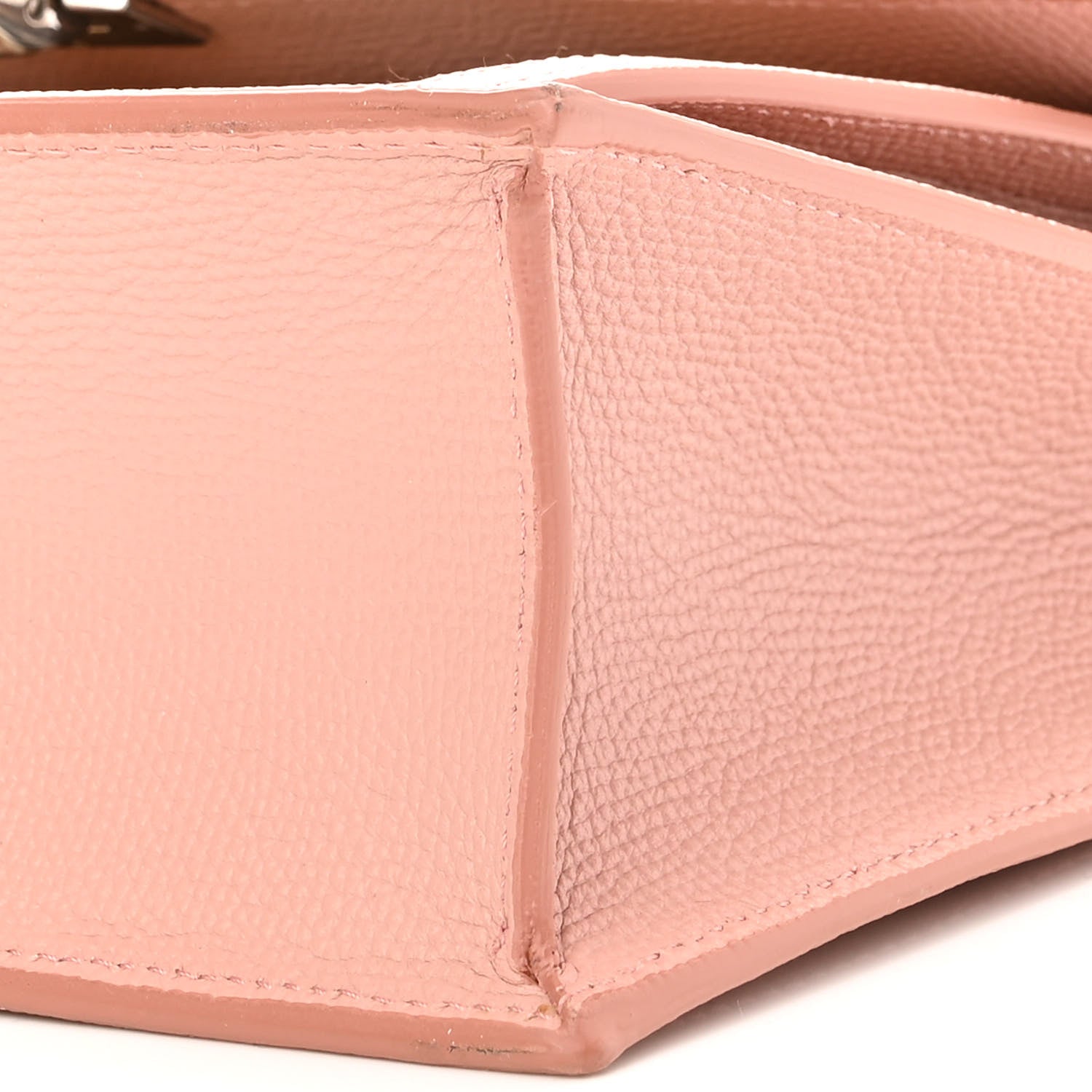 Burberry Grainy Calfskin Vintage Check Small Macken Crossbody Bag Ash Rose 10 of 10
