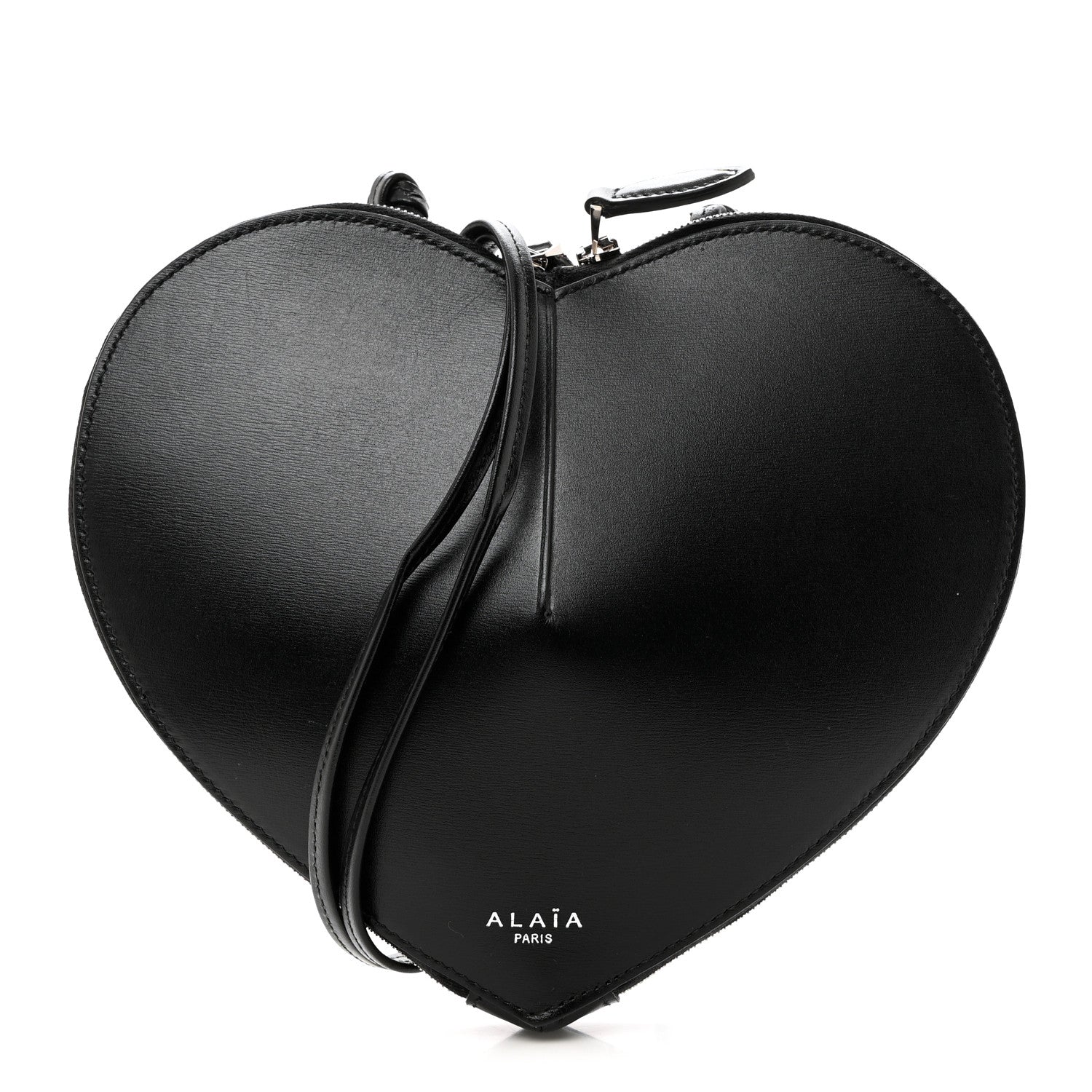 Alaia Lux Calfskin Le Coeur Bag Black 1 of 9