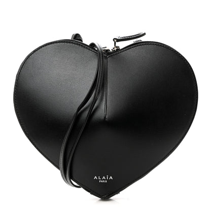 Alaia Lux Calfskin Le Coeur Bag Black 1 of 9