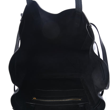 Celine Soft Grained Calfskin Medium Belt Cabas Phantom Black 4 of 4
