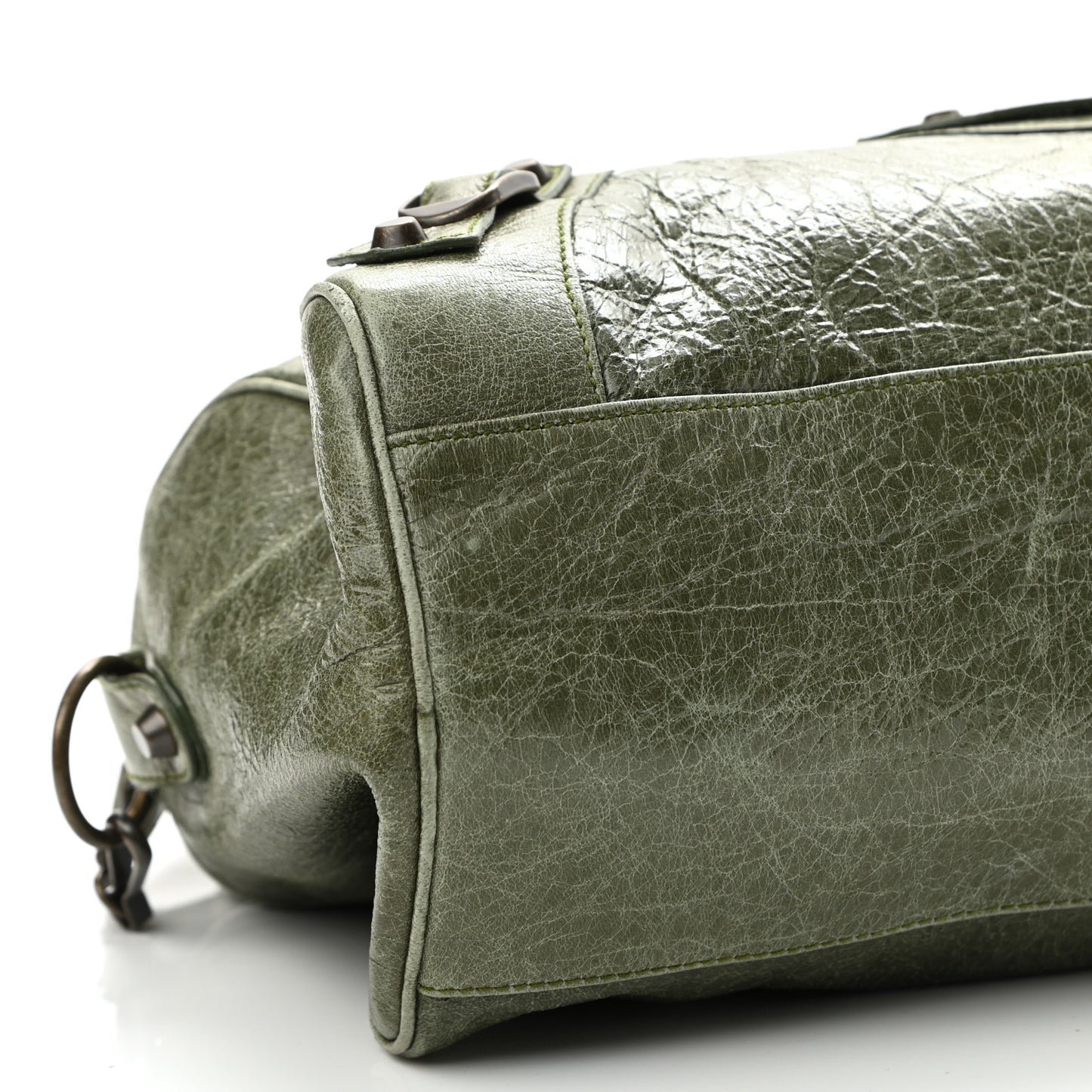 Agneau Classic Hardware Twiggy Vert Thyme