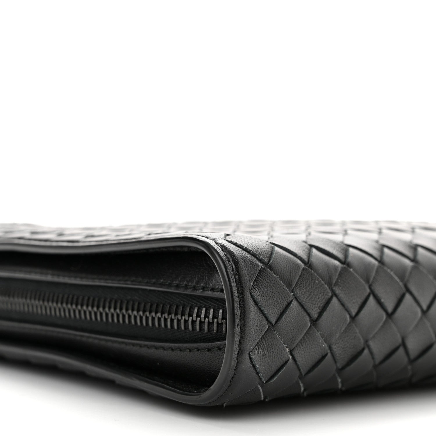 Bottega Veneta Nappa Intrecciato Chain Wallet Black 8 of 9
