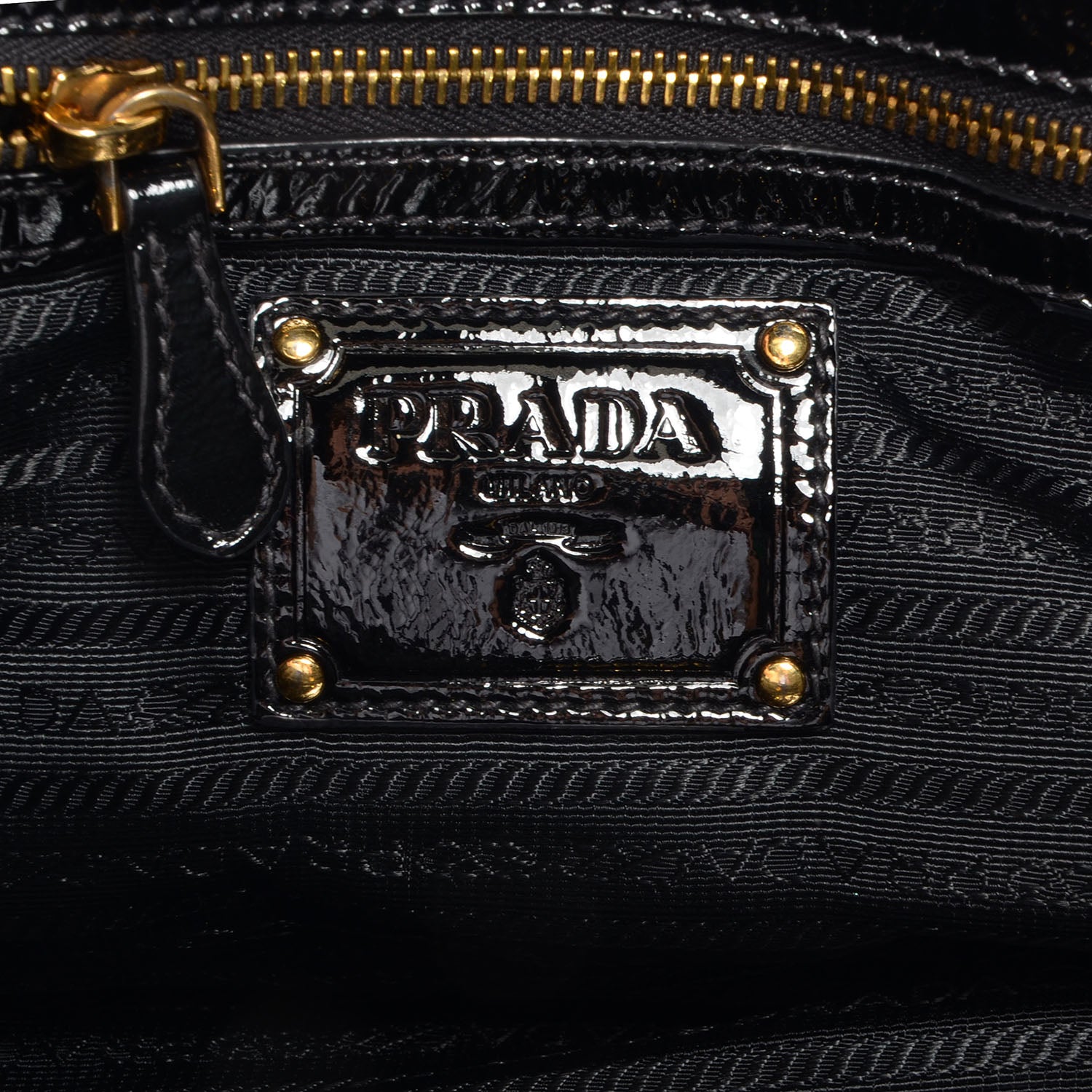 Prada Tessuto Chain Shoulder Bag Black 6 of 10