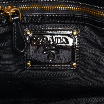 Prada Tessuto Chain Shoulder Bag Black 6 of 10