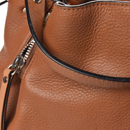 Burberry Grainy Calfskin House Check Small Maidstone Saddle Brown 13 of 15
