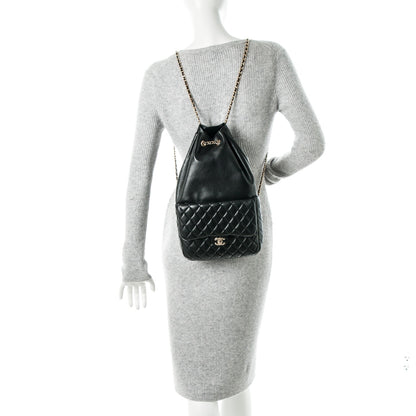 Chanel Lambskin Quilted Large In Seoul Backpack Navy 2 of 7