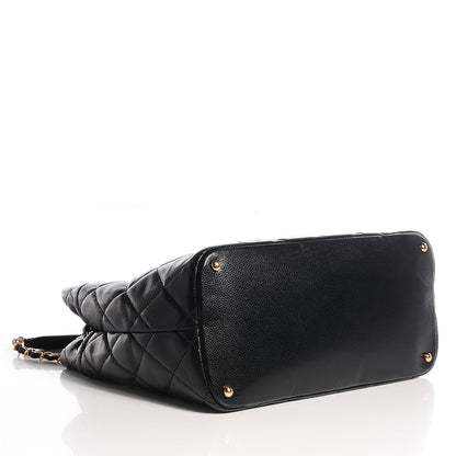 Chanel Soft Caviar Large CC Timeless Tote Black 5 of 16