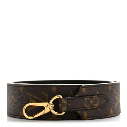 Louis Vuitton Monogram Bandouliere Shoulder Strap Black 1 of 5
