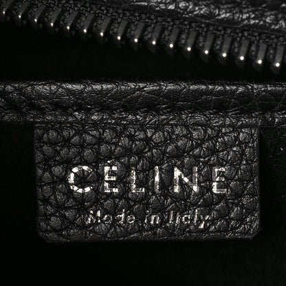 Celine Drummed Calfskin Nano Luggage Black 5 of 16