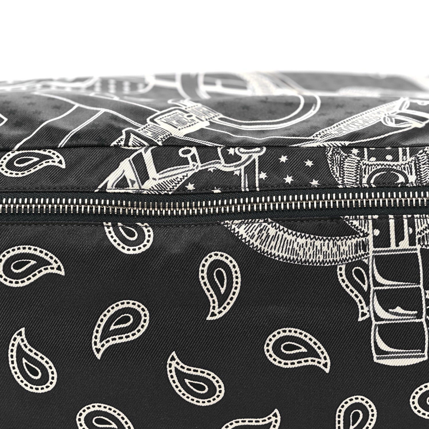 Hermes Silk Eperon d'Or Bandana Travelsilk PM Cube Bleu Nuit Fauve 8 of 11