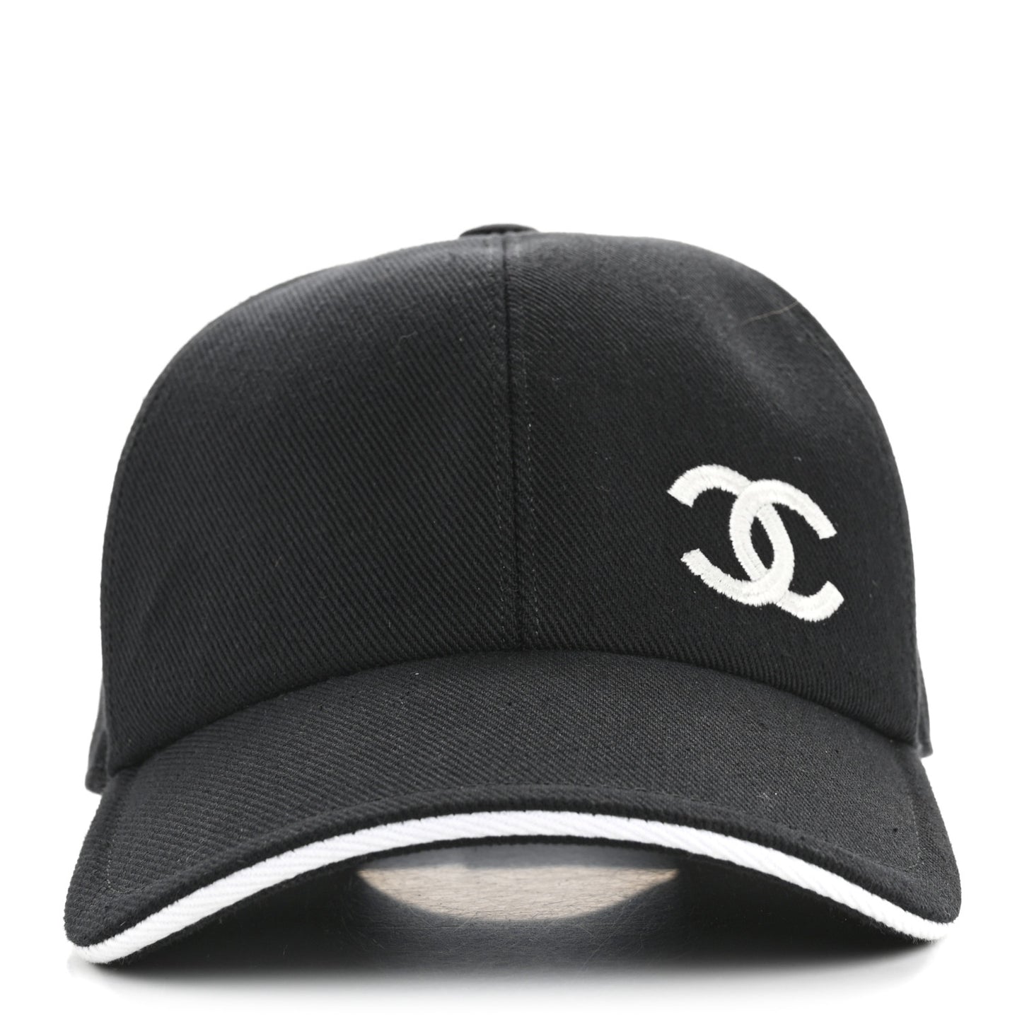 Cotton CC Cap Hat Black White