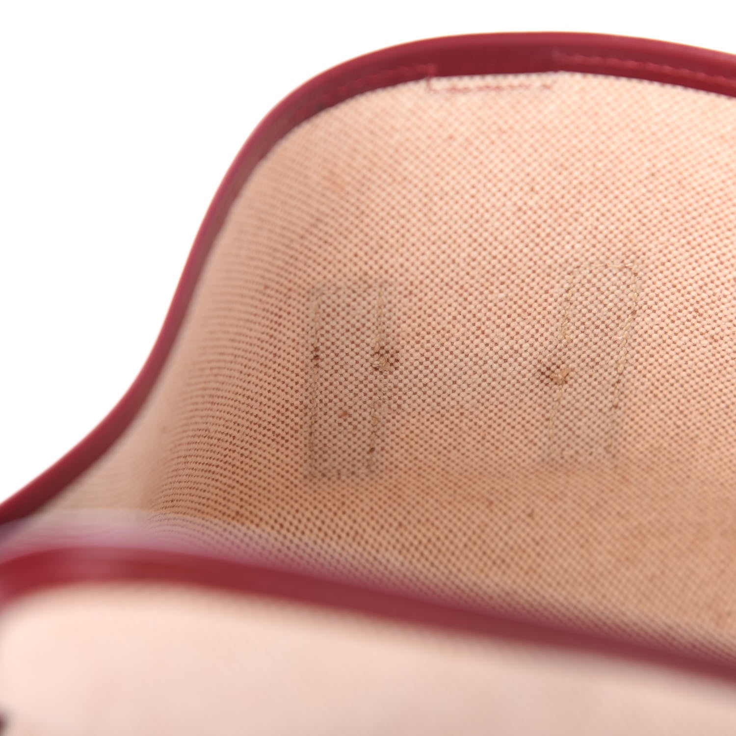 Hermes Box Toile Jige PM Clutch Rouge H 6 of 7