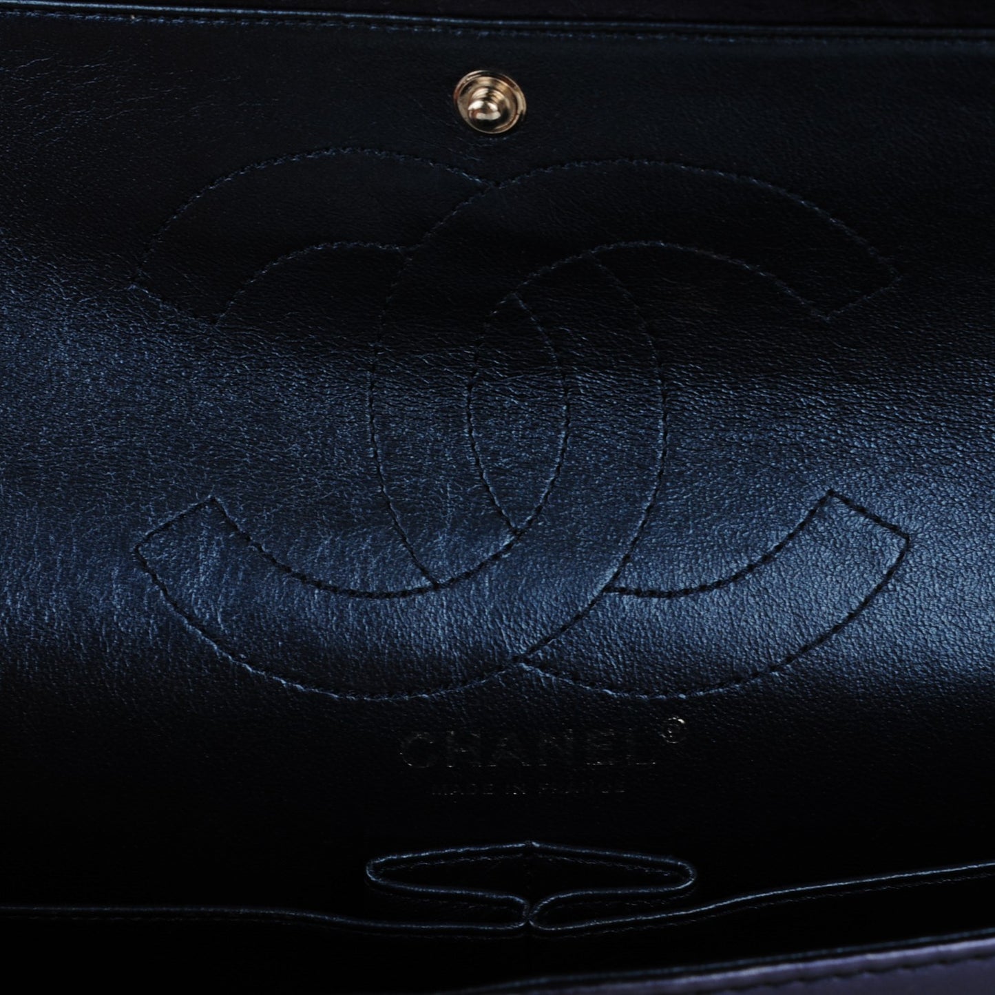 Metallic Calfskin Quilted 2.55 Reissue 226 Flap Blue