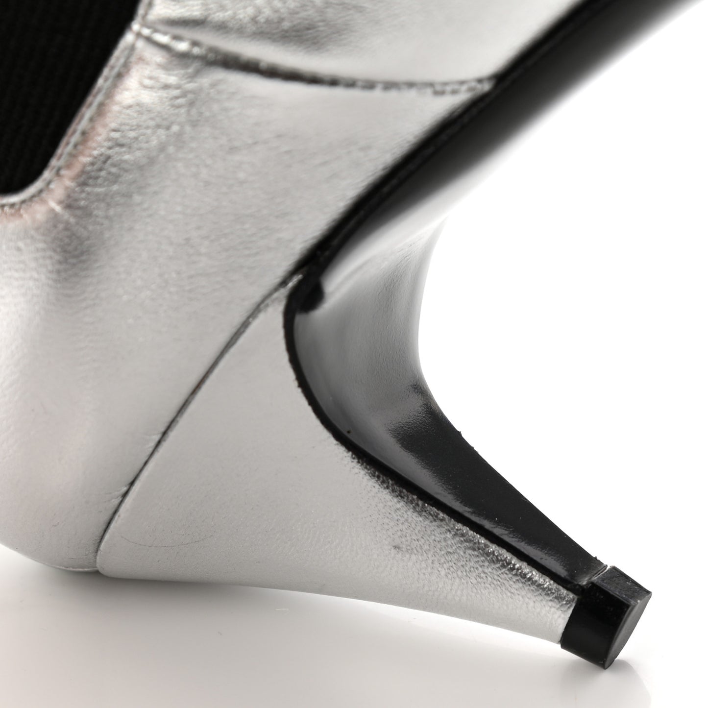 Nappa Zumi Mid Ankle Boots 38 Silver