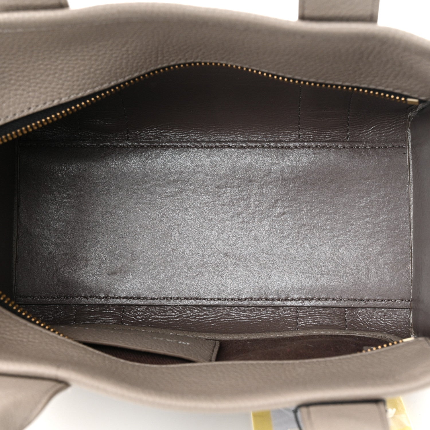 Marc Jacobs Grained Calfskin Small The Tote Bag Cement 5 of 11