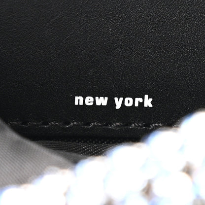 Alexander Wang Mesh Crystal Rhinestone Mini Heiress Pouch Baby Blue 7 of 11