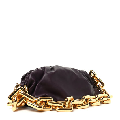 Bottega Veneta Calfskin The Pouch Chain Grape 2 of 9