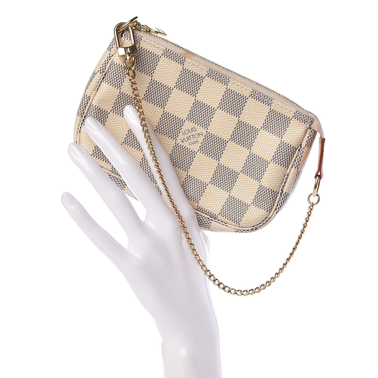 Louis Vuitton Damier Azur Mini Pochette Accessories 2 of 7