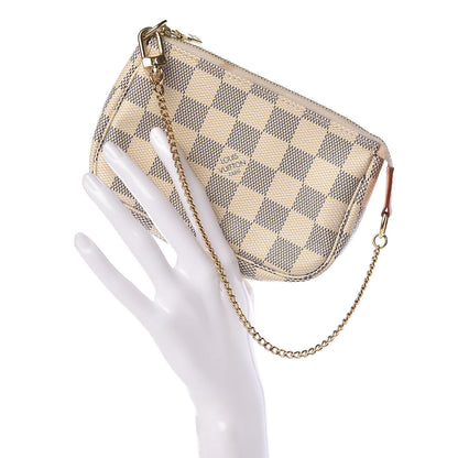 Louis Vuitton Damier Azur Mini Pochette Accessories 2 of 7