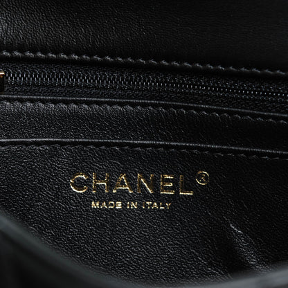Chanel Lambskin Quilted Mini Rectangular Flap Black 6 of 7