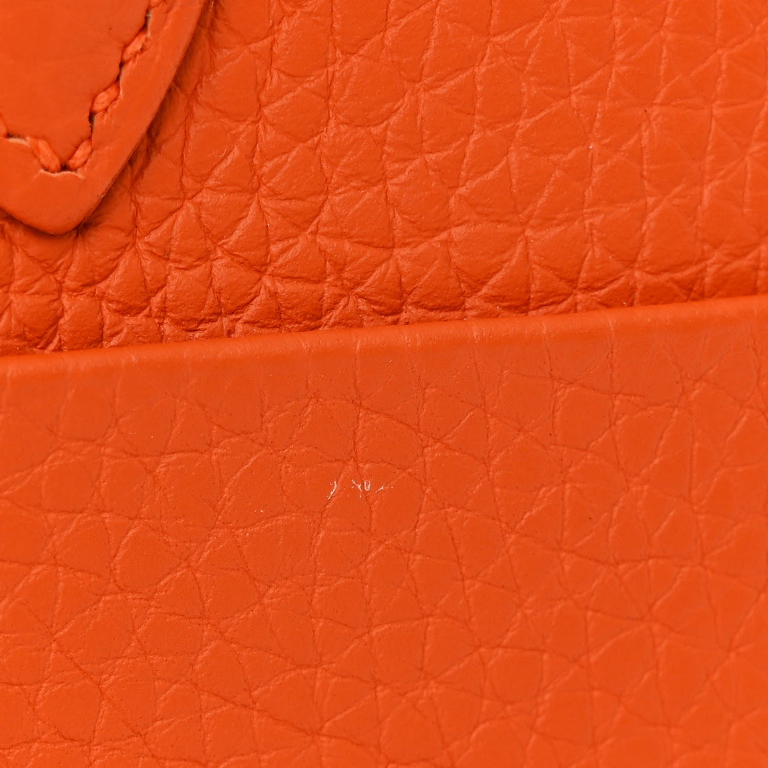 Hermes Taurillon Clemence Lindy 26 Orange 12 of 13
