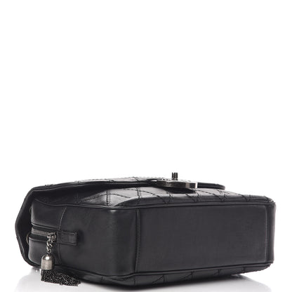 Chanel Calfskin Quilted Medium Coco Sporran Flap Black 4 of 10