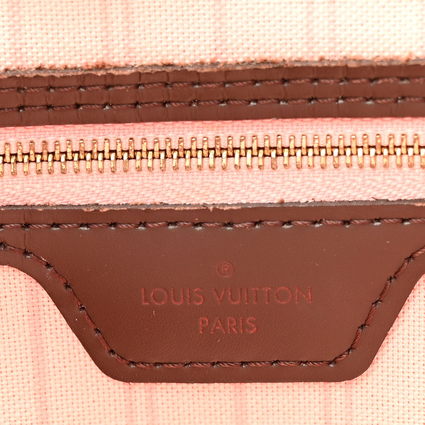 Damier Ebene Neo Neverfull MM Rose Ballerine