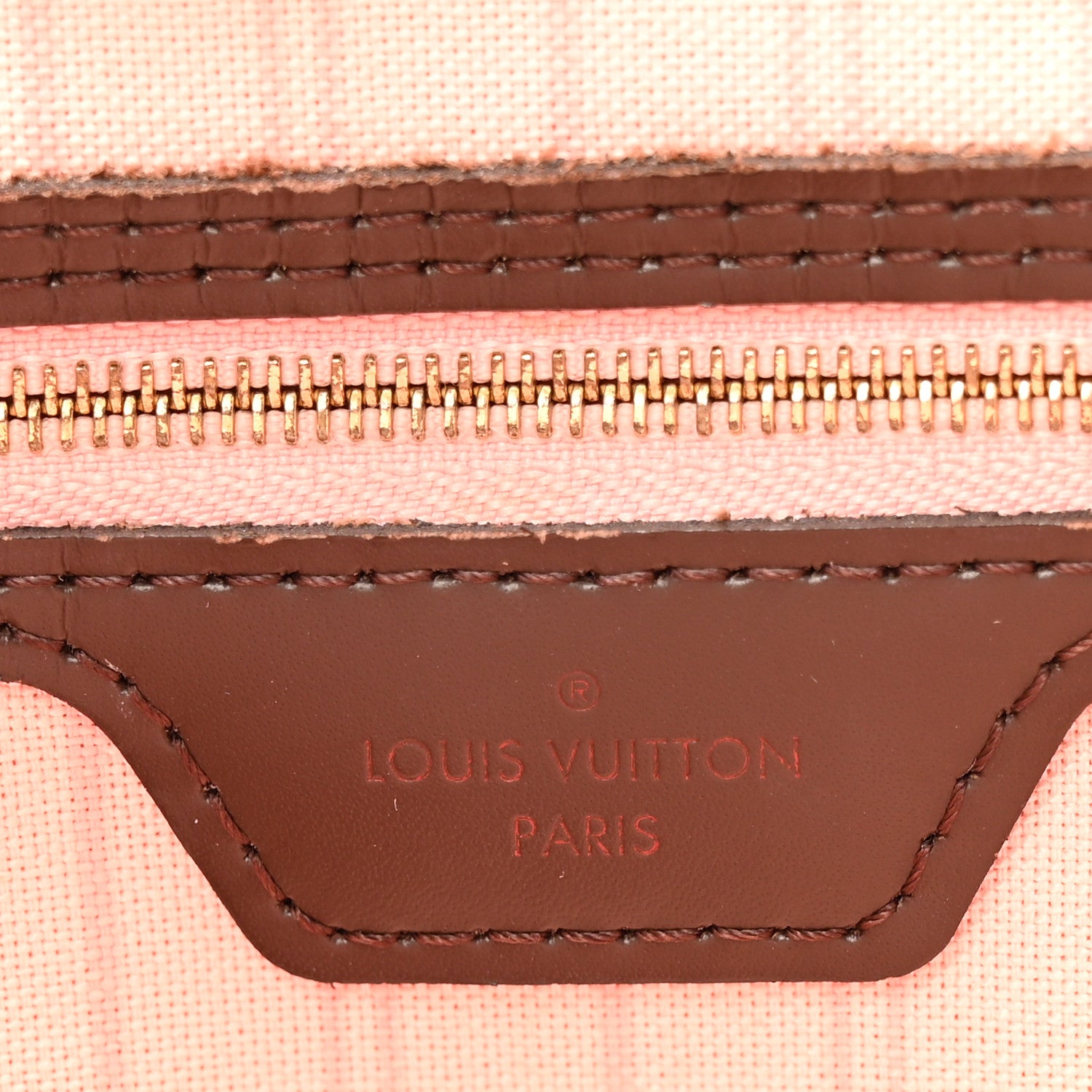 Louis Vuitton Damier Ebene Neo Neverfull MM Rose Ballerine 7 of 19