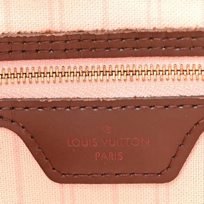 Louis Vuitton Damier Ebene Neo Neverfull MM Rose Ballerine 7 of 19