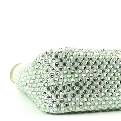 Prada Satin Crystal Mini Re-Edition 2000 Bag Acqua 8 of 9