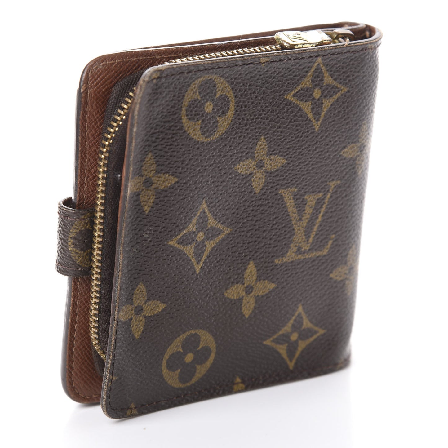 Monogram Compact Zippe Zipped Wallet