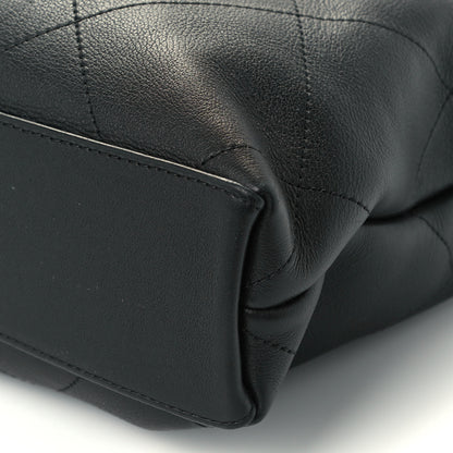 Chanel Calfskin Stitched Medium Shopping Tote Black 10 of 10