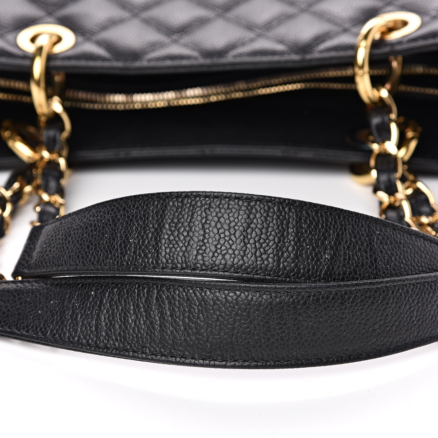 Chanel Caviar Quilted Grand Shopping Tote GST Black 10 of 12