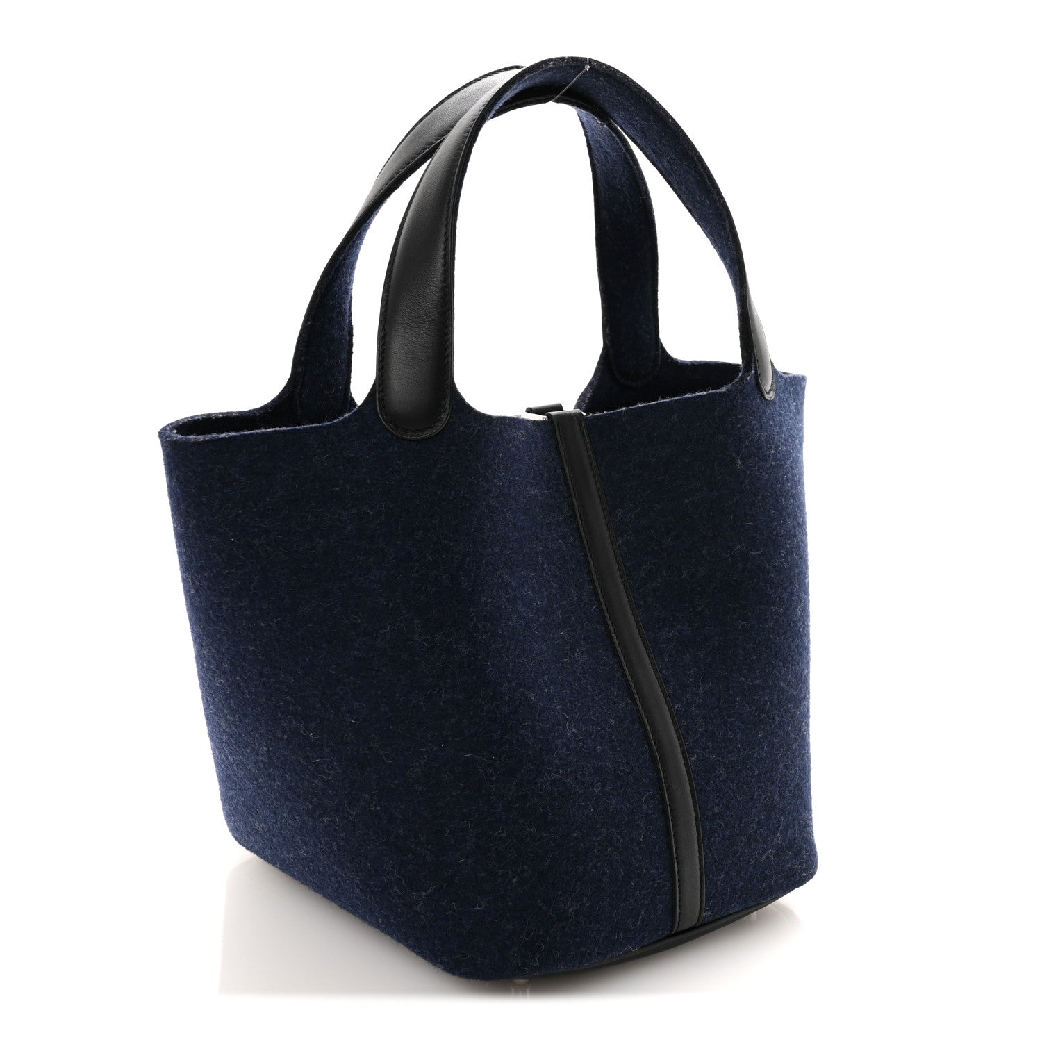 Hermes Feutre Swift Picotin Lock 18 PM Bleu Nuit Black 3 of 9