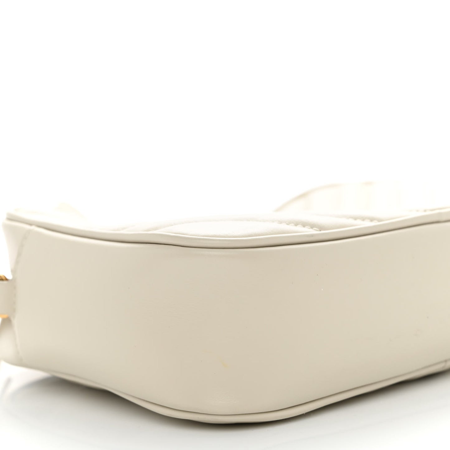 Calfskin Matelasse Monogram Lou Camera Bag Blanc Vintage