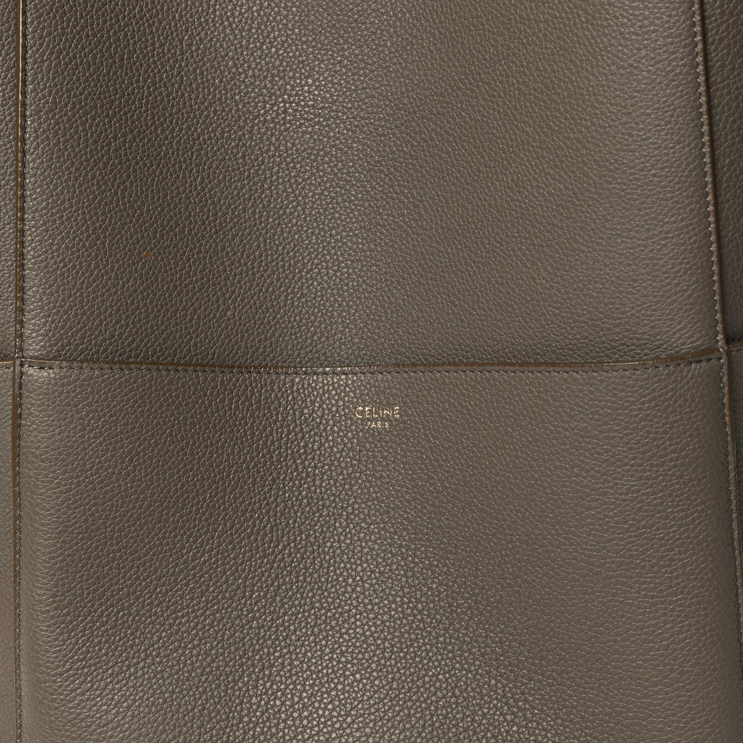 Soft Grained Calfskin Sangle Bucket Bag Taupe