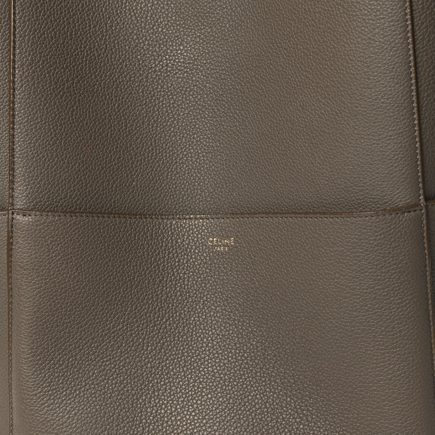 Celine Soft Grained Calfskin Sangle Bucket Bag Taupe 8 of 12