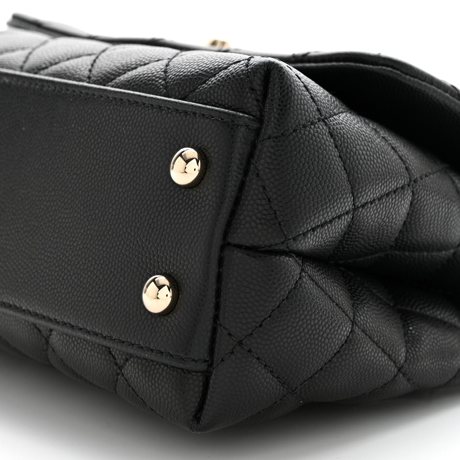Chanel Caviar Quilted Mini Coco Handle Flap Black 10 of 11