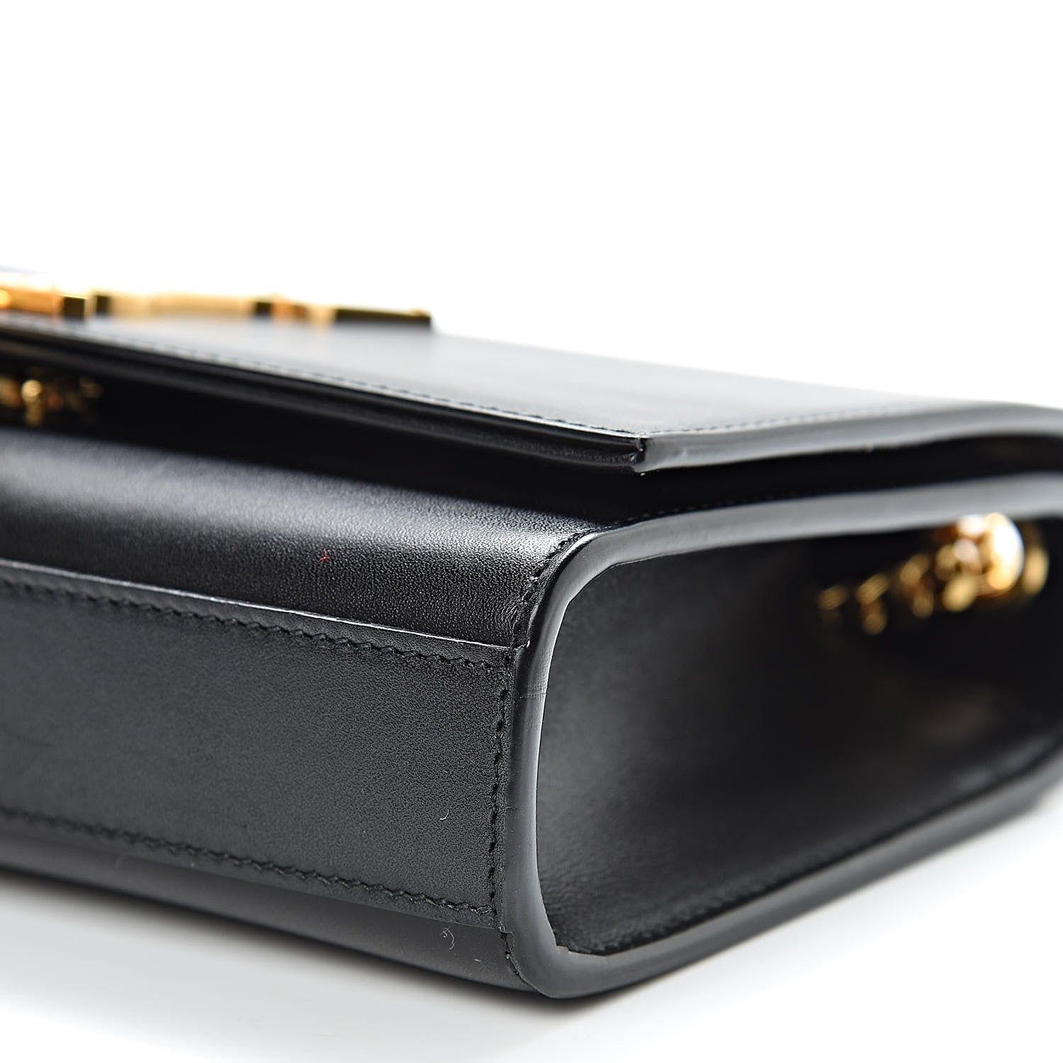 Saint Laurent Calfskin Small Classic Monogram Kate Tassel Satchel Black 8 of 9