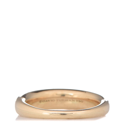 David Yurman 18K Yellow Gold Pure Form Stack Ring 54 7 9 of 13