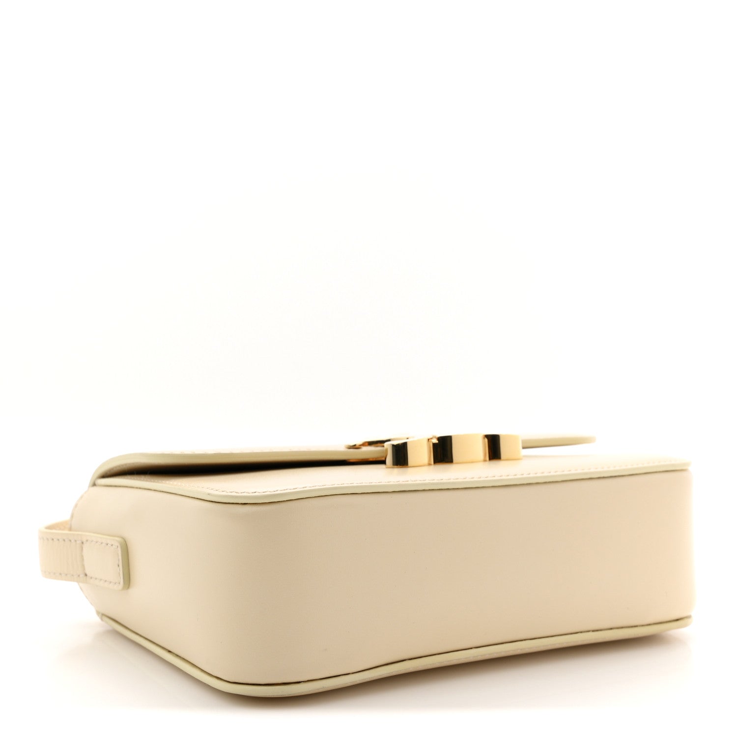 Celine Shiny Calfskin Nano Triomphe Nude 3 of 10