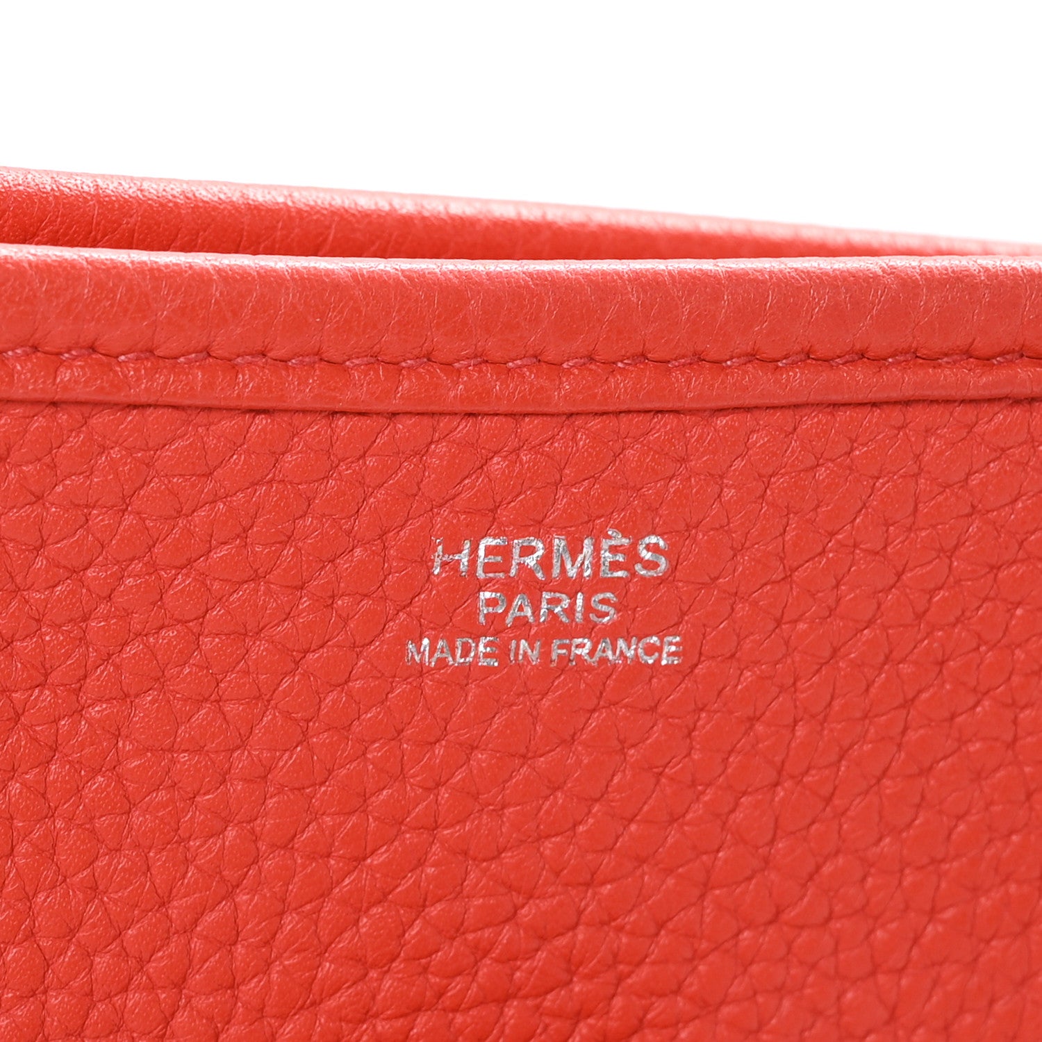 Hermes Taurillon Clemence Evelyne III GM Rouge Pivoine 6 of 10