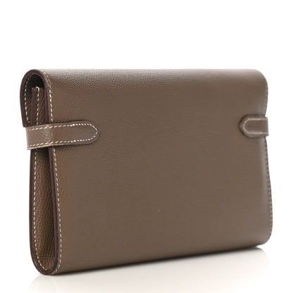 Hermes Epsom Kelly Longue Wallet Etoupe 3 of 11