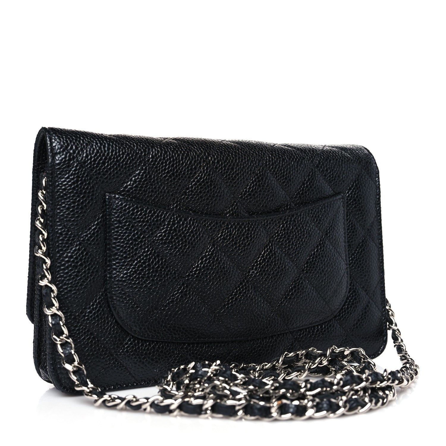 Chanel Caviar Quilted Wallet on Chain WOC Black 4 of 11