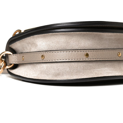 Chloe Calfskin Suede Small Nile Bracelet Bag Motty Grey 19 of 25